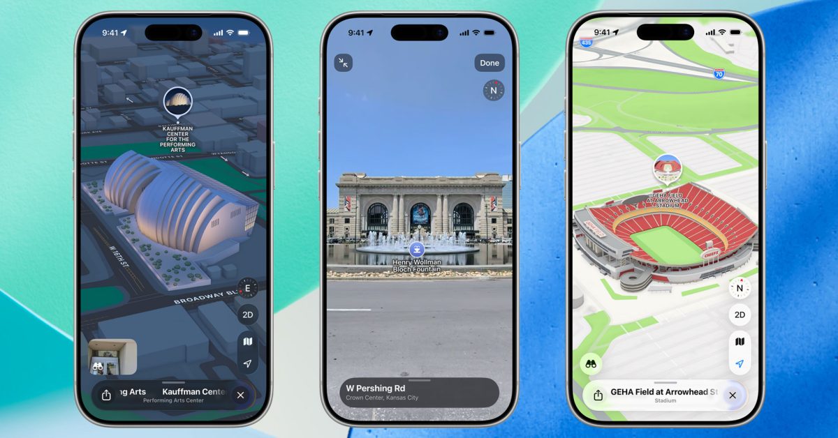 Apple Maps rolls out Look Around and Detailed City Experience features in Kansas City