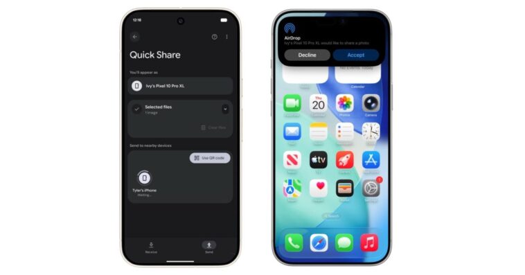 Android Quick Share fonctionne désormais avec AirDrop sur iPhone, à partir du Pixel 10 1 Android Quick Share now works with AirDrop on iPhone, starting on Pixel 10
