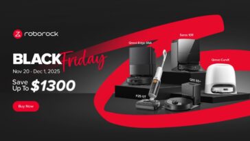 Roborock’s best-selling vacuums on sale for Black Friday starting at $199.99 [Up to 50% off]