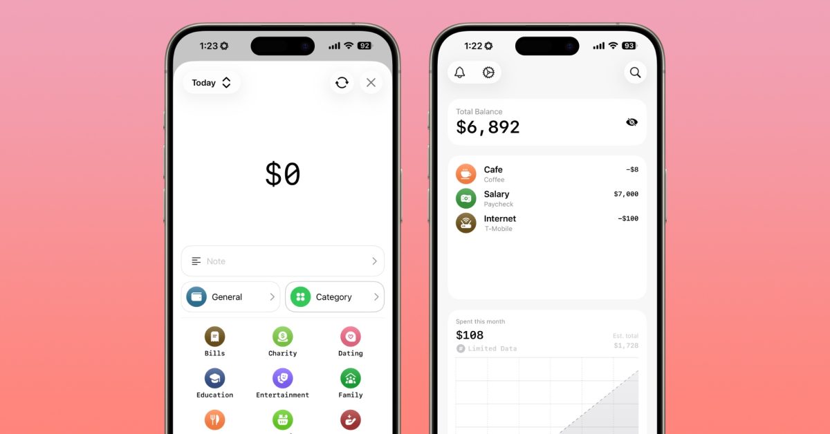 Indie App Spotlight: ‘Dimewise’ is a minimal budgeting app for iPhone, with Liquid Glass
