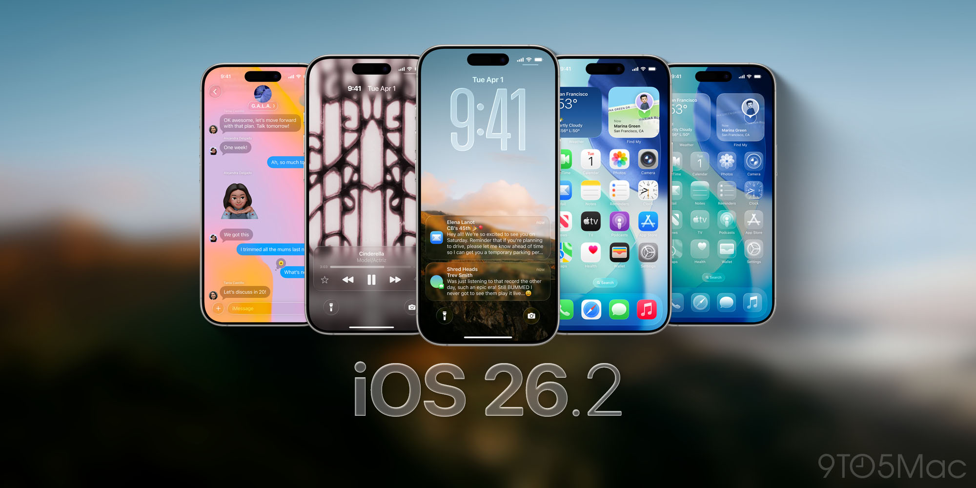 iOS 26.2 : voici la date de sortie et les nouvelles fonctionnalités pour iPhone 2 iOS 26.2 hero