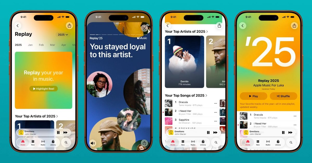 Apple Music Replay 2025 personal listening recap is ready to explore and share