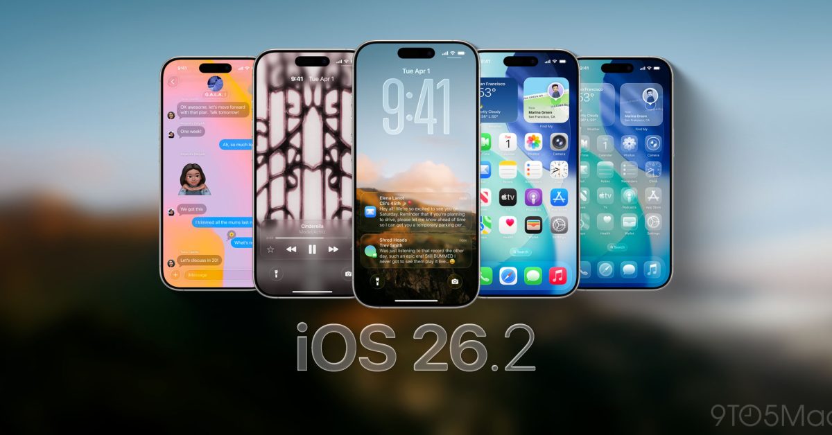 Apple releases iOS 26.2 with Liquid Glass tweaks, CarPlay changes, more [Release notes]
