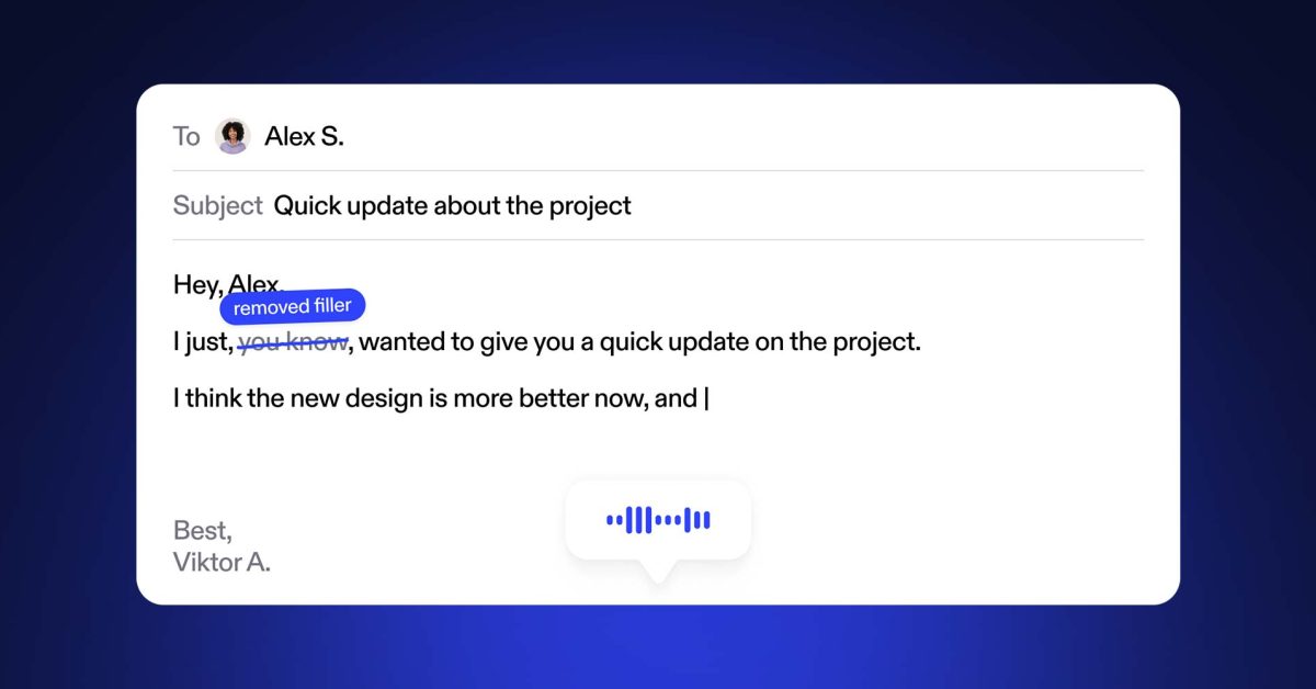 New Speechify Mac app lets you write 5 times faster by using your voice