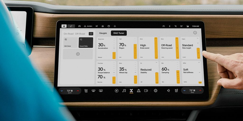 Réglages de conduite