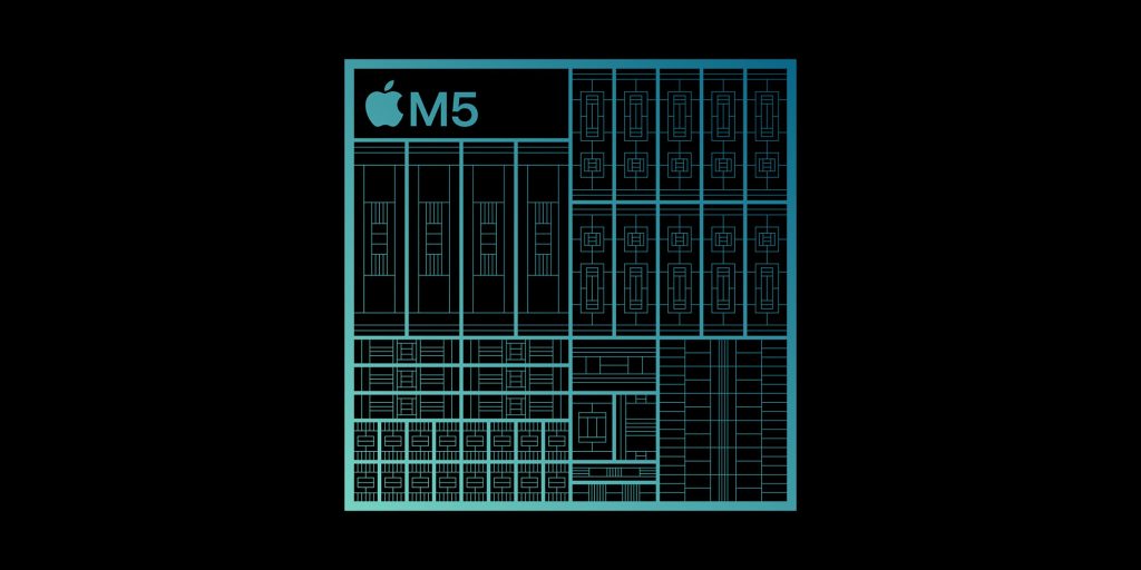 Apple en 2025 : les points forts, les faiblesses et les surprises à venir 12 The most impressive thing about the M5 chip isn't found inside the MacBook Pro | M5 chip layout shown in Apple graphic