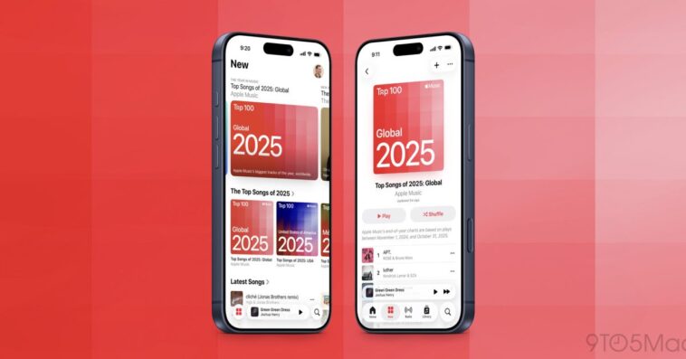 Apple Music : Top 5 des chansons les plus jouées de l'année dévoilé, plus d'infos 1 Apple Music’s top 5 most played songs of the year revealed, plus more