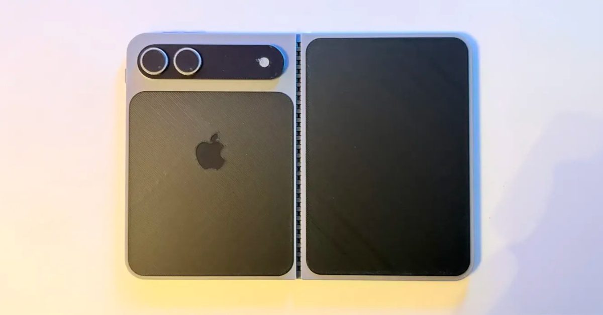 You can 3D print a mockup of the iPhone Fold, with an asterisk