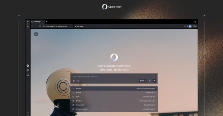 Le navigateur agentique Neon d’Opera est désormais disponible pour tous 1 Opera’s agentic browser Neon now generally available