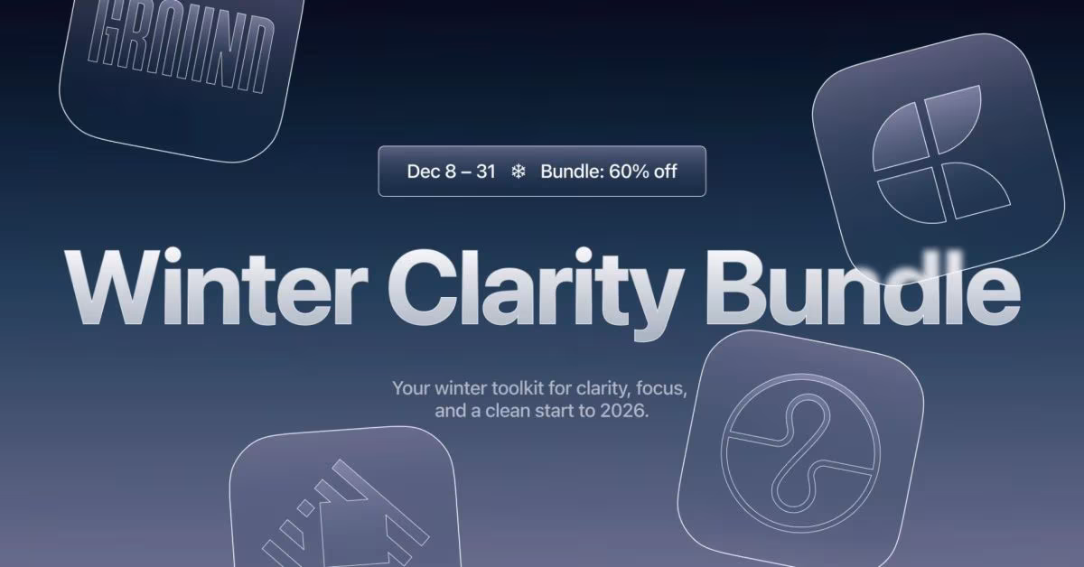 Winter Clarity Bundle: 60% off Raycast, Endel, Ground News, and Craft Docs [Sponsored]