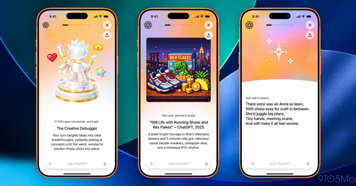OpenAI rolls out a fun ‘Your Year with ChatGPT’ feature in select countries