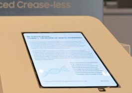 The is likely the iPhone Fold display, and it looks amazing