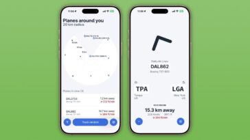 Indie App Spotlight: ‘Zephy’ makes plane spotting easy, with an AirTag-style interface