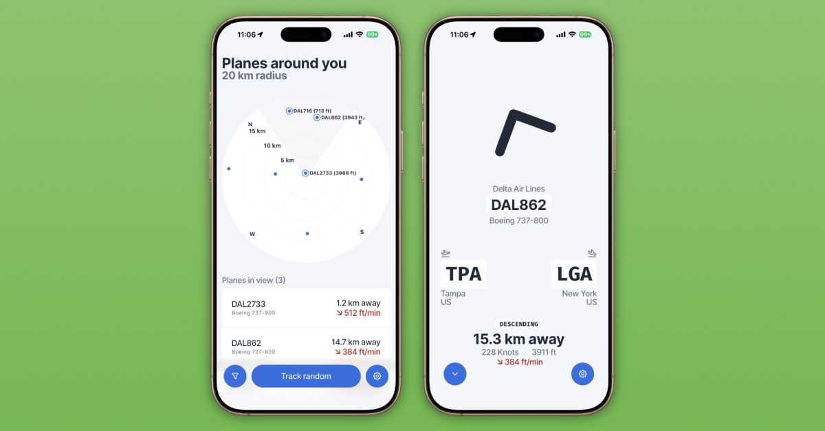 Indie App Spotlight: ‘Zephy’ makes plane spotting easy, with an AirTag-style interface