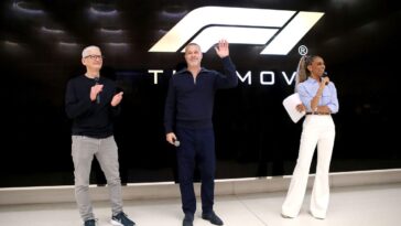 Apple is officially working on a sequel to F1: The Movie