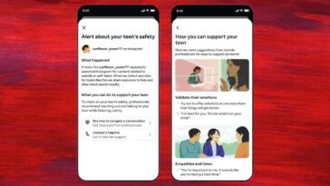 Instagram will notify parents if their child searches for self-harm content