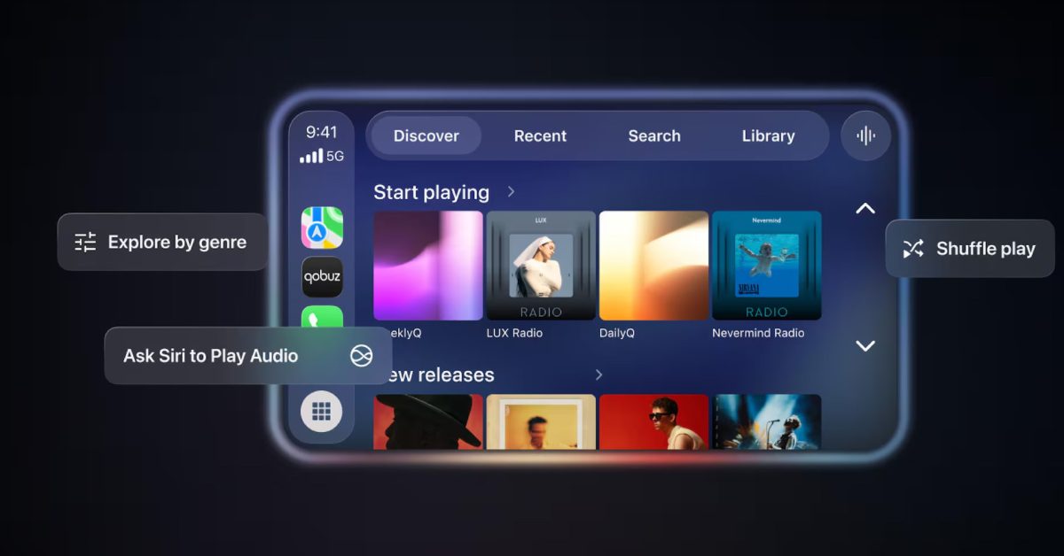 Qobuz launches new CarPlay app, Siri integration
