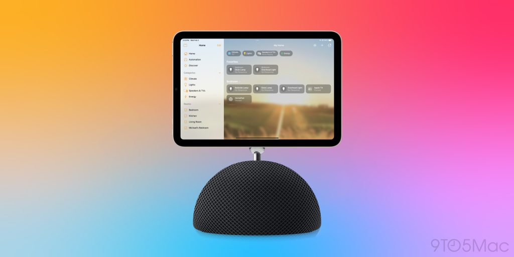 HomePad concept Home app