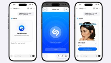 You can now use Shazam directly from ChatGPT