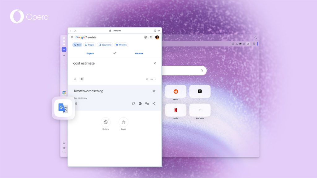 1774443661 62 Opera One Interaction avec Google Gemini desormais disponible dans