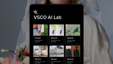 VSCO expands AI Lab editing tools with five new photo filters