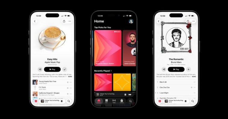 Apple Music : le nouveau design adaptatif suscite des critiques des utilisateurs du mode sombre 1 The new adaptive Apple Music design draws complaints from dark mode users