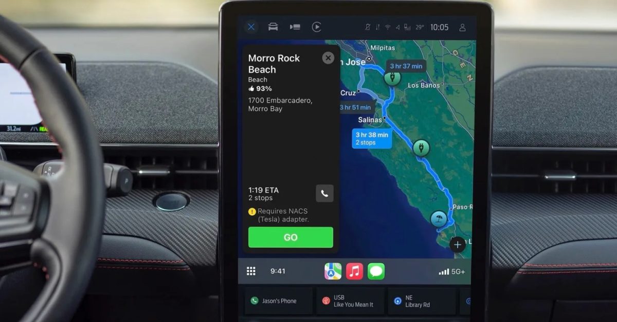 Apple Maps EV Routing adds battery preconditioning for Ford Mustang Mach-E