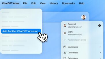 OpenAI’s Atlas browser adds support for multiple ChatGPT accounts