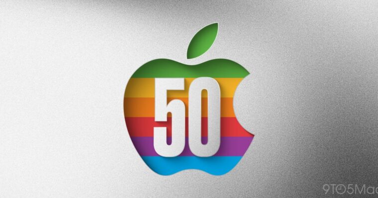 Merch spécial pour les employés d'Apple à l'occasion du 50ème anniversaire de la marque 1 Here’s Apple’s special 50th anniversary merch for employees