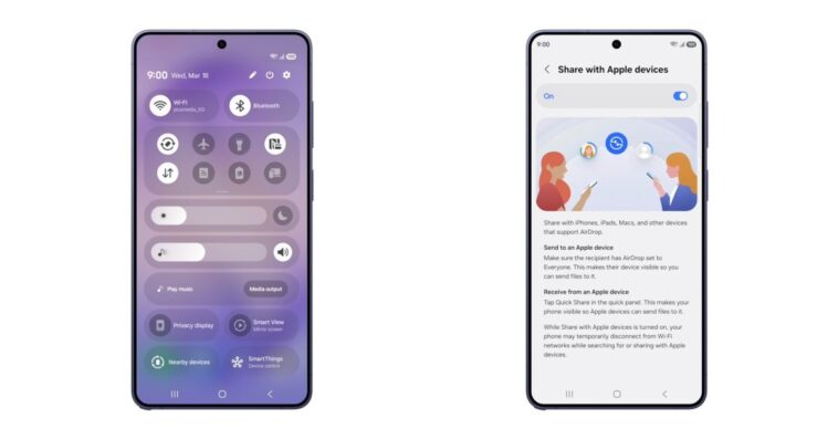 Samsung déploie AirDrop sur Quick Share pour Galaxy S26 et bientôt d'autres appareils 1 Samsung rolling out AirDrop over Quick Share on Galaxy S26, more devices coming