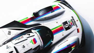 Apple and Porsche debut 80s-inspired race car liveries at Laguna Seca