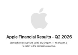 Here’s how to listen live to Apple’s Q2 2026 earnings call