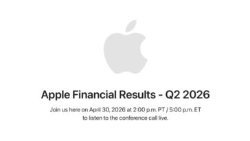 Here’s how to listen live to Apple’s Q2 2026 earnings call