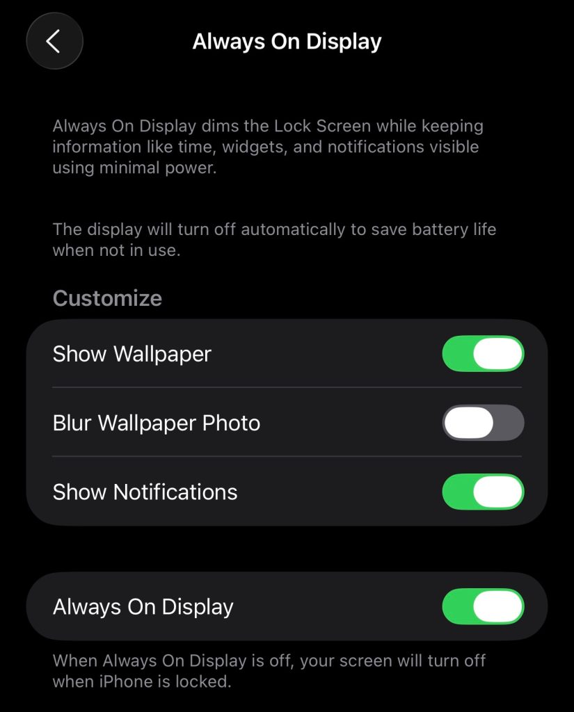 iOS 26 : 26 ajustements pour l'écran Always On Display de l'iPhone, à découvrir 2 iOS 26 26 ajustements pour lecran Always On Display