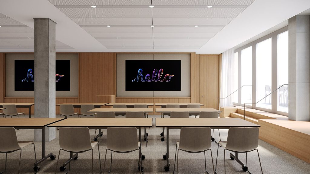 Salle de formation au centre de développement à Berlin