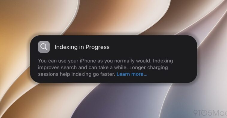 iOS 27 : que faire si vous voyez encore « Indexing in Progress » ? Vérifiez l'état réel 1 Still seeing ‘Indexing in Progress’ on iOS 27? Here’s how to check the actual status