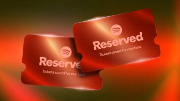 Spotify’s new ticket reservation system for artist superfans goes live in the U.S.