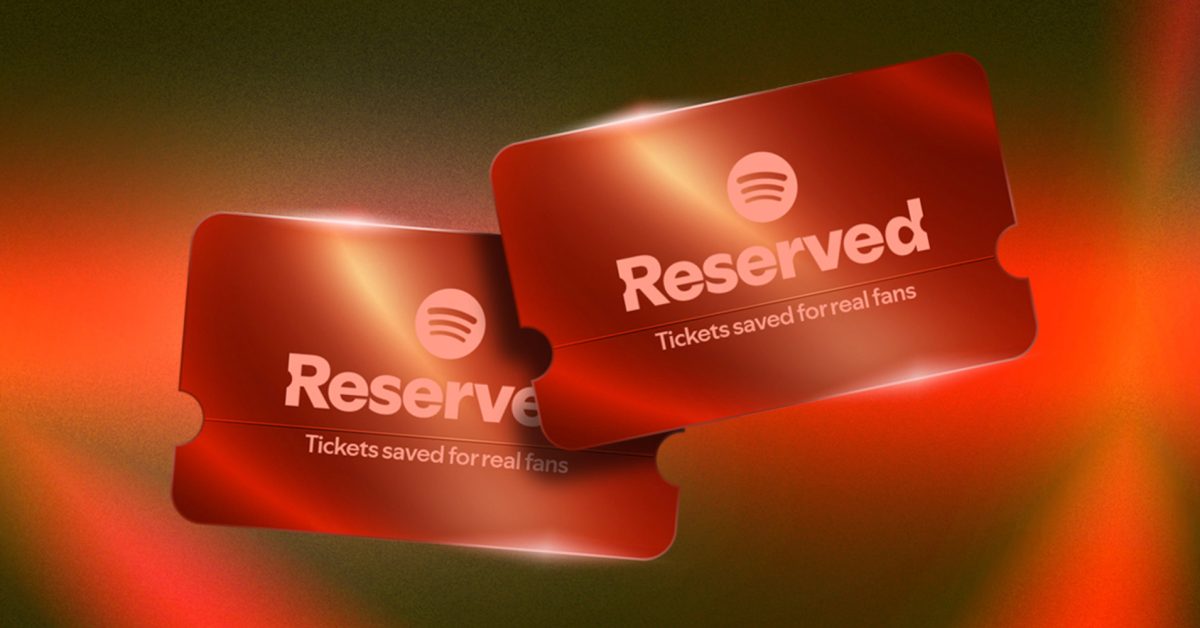 Spotify lance un système de réservation de billets aux États-Unis pour les superfans d'artistes 39 Spotify’s new ticket reservation system for artist superfans goes live in the U.S.