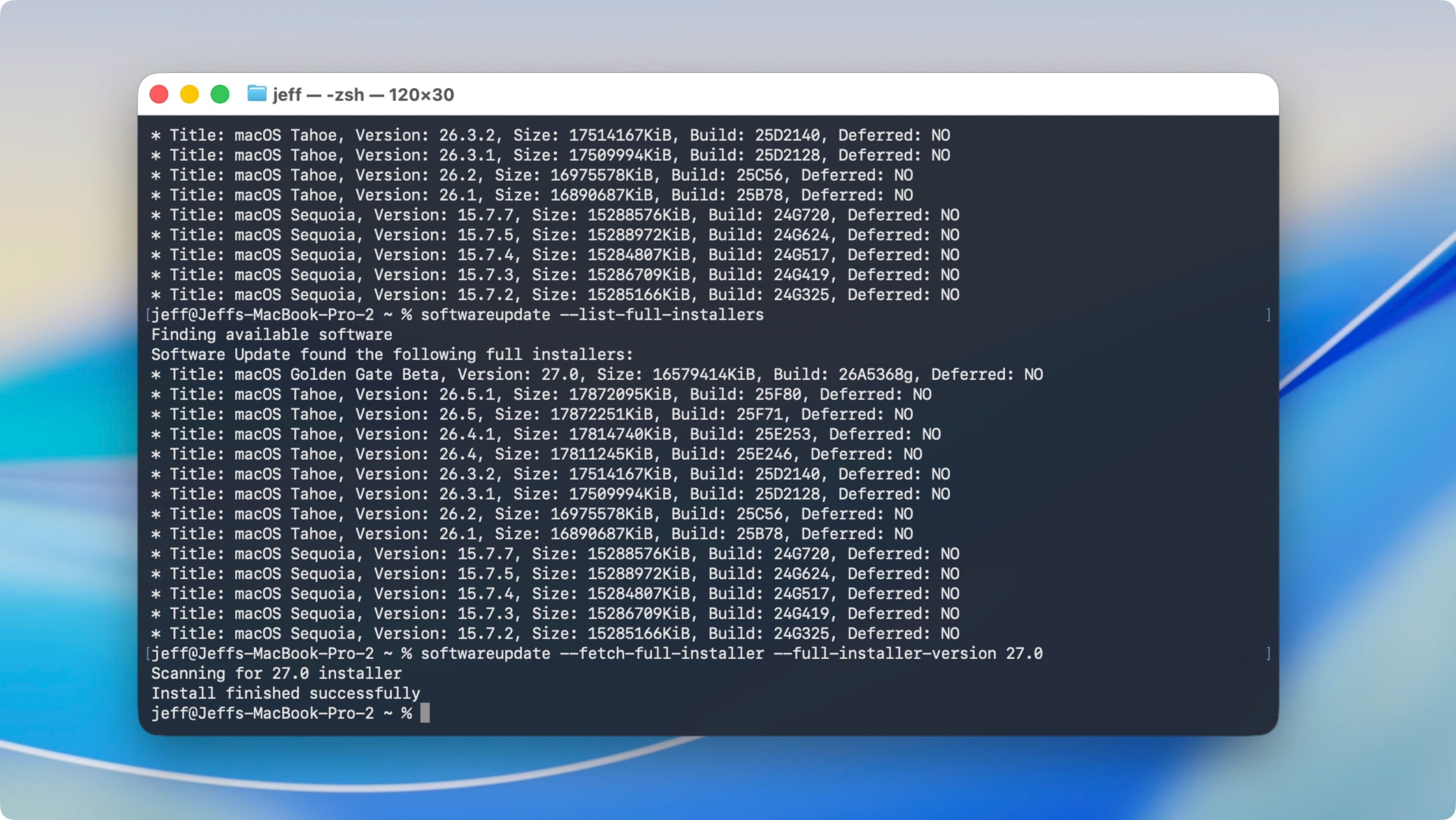 1782653145 730 Creer une cle USB dinstallation macOS Golden Gate mode