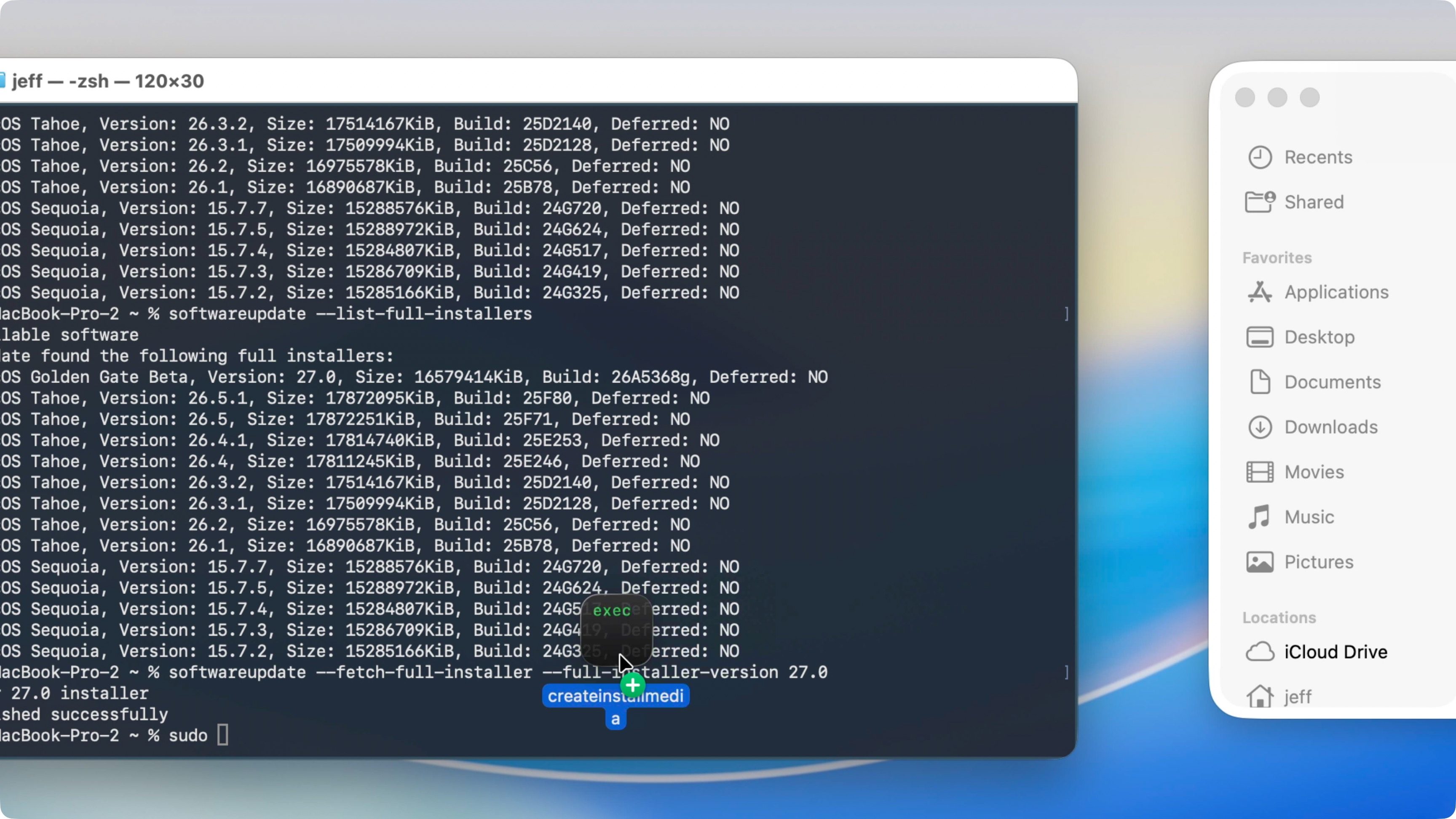 1782653146 147 Creer une cle USB dinstallation macOS Golden Gate mode