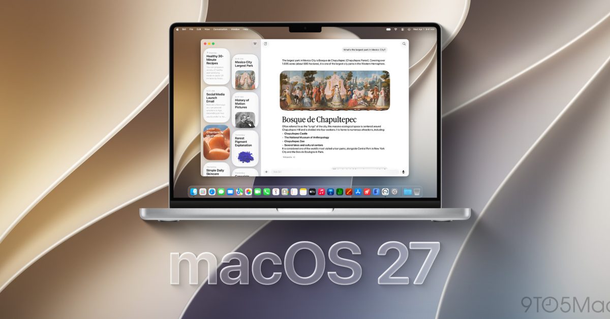 Apple has started replacing macOS names with version numbers in several ways