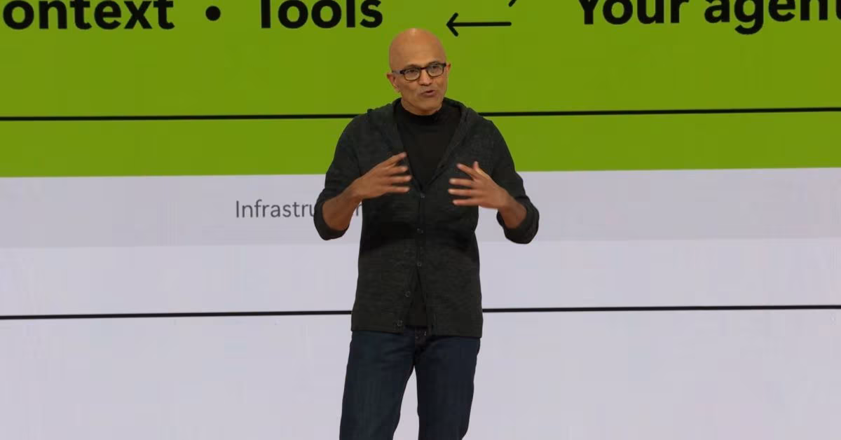 Microsoft CEO: We’re moving from OS and apps to agents instead