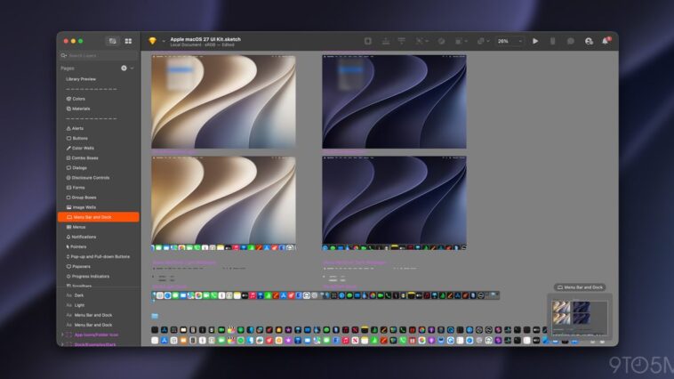 Design resources for iOS 27, iPadOS 27, and macOS 27 Golden Gate now available