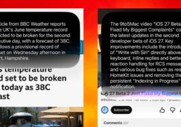 Siri will sometimes summarize webpages and videos from within Safari and YouTube apps