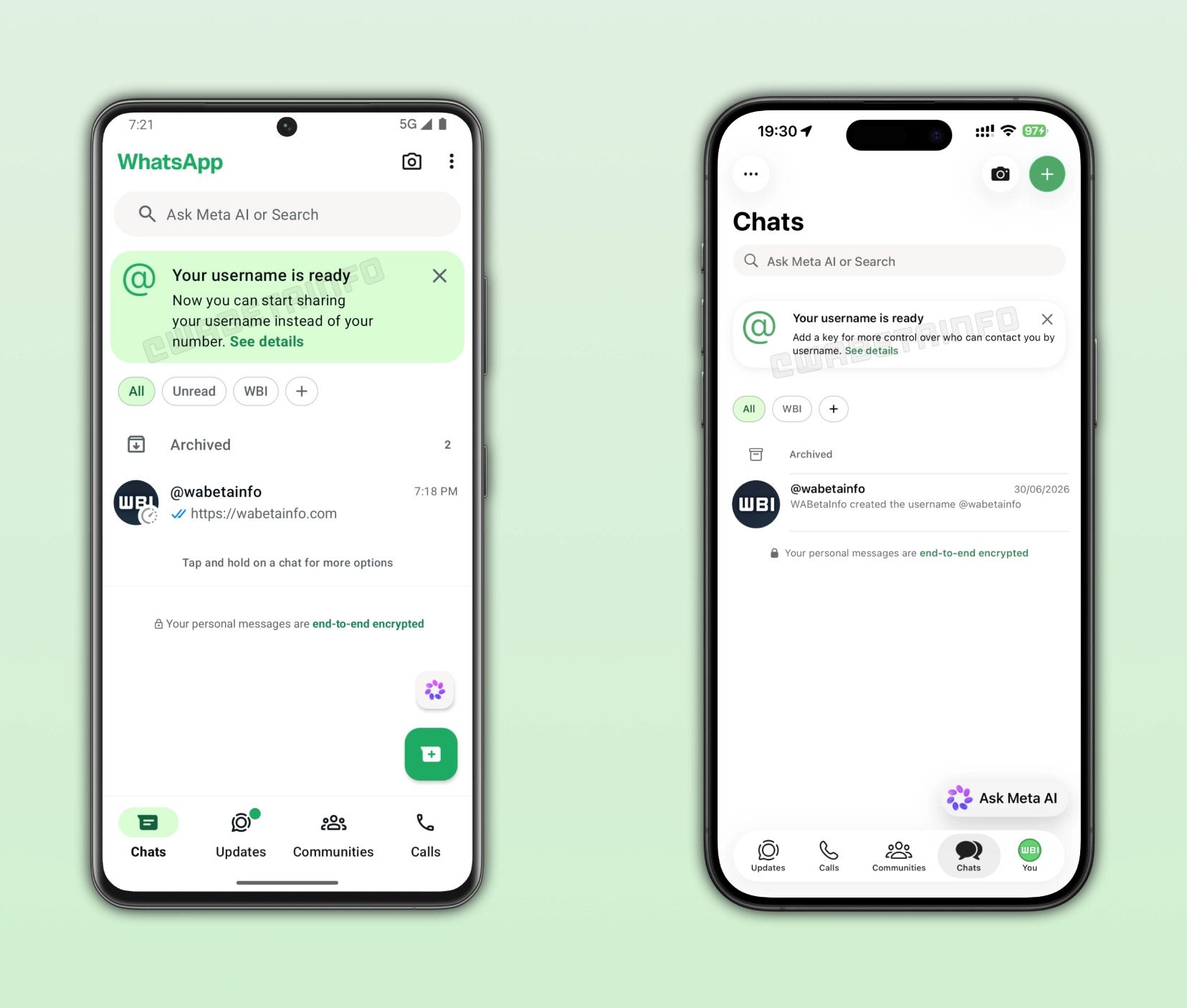 WhatsApp active des noms d'utilisateur réservés pour certains utilisateurs d'iPhone 3 1784305527 872 WhatsApp active des noms dutilisateur reserves pour certains utilisateurs diPhone