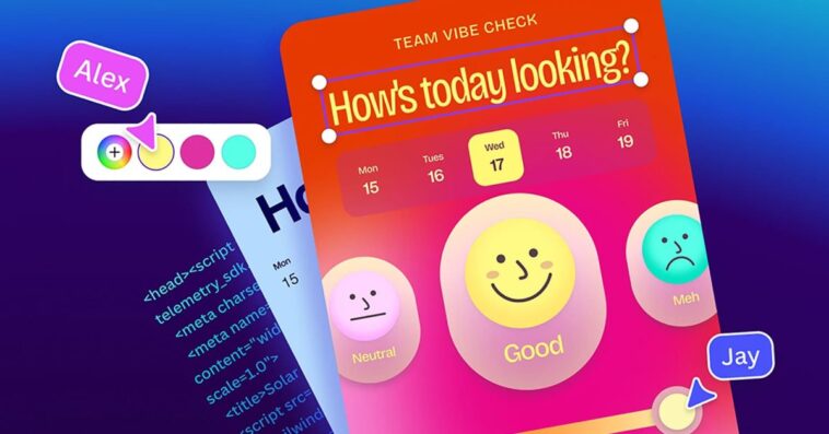Canva Code 2.0 : édition visuelle, import HTML et collaboration en temps réel 1 Canva Code 2.0 adds visual editing, HTML imports, and real-time collaboration