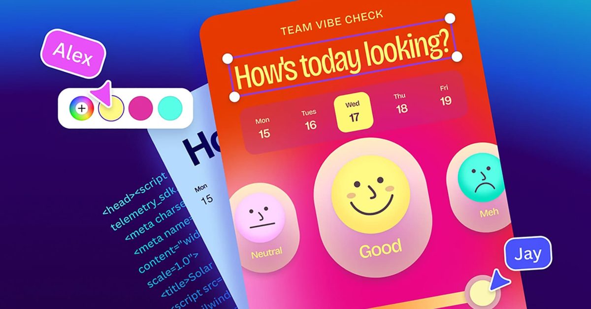 Canva Code 2.0 : édition visuelle, import HTML et collaboration en temps réel 39 Canva Code 2.0 adds visual editing, HTML imports, and real-time collaboration