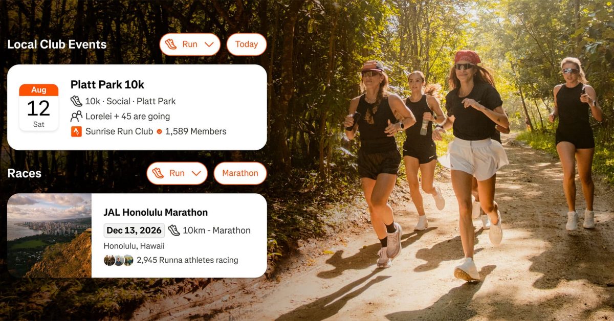 Strava gets an Events tab with upcoming races, group runs, more
