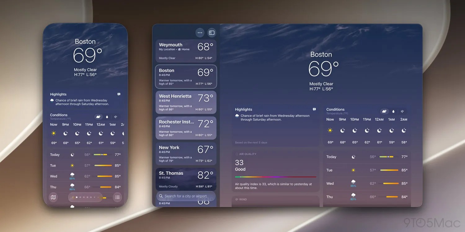 Améliorations du mirroring iPhone dans macOS 27