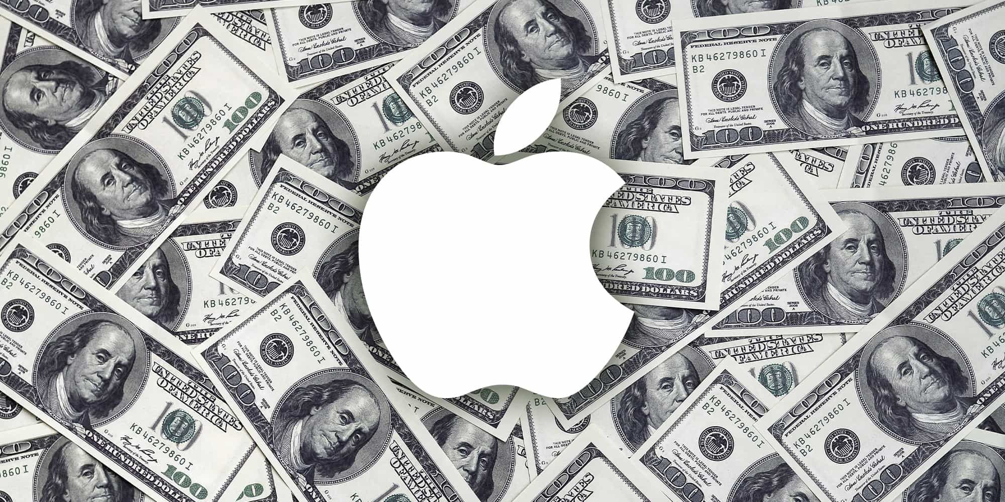 iPhone 18 Pro : des améliorations pour devenir encore plus 'Pro' cette année 4 Logo d'Apple au-dessus de plusieurs billets